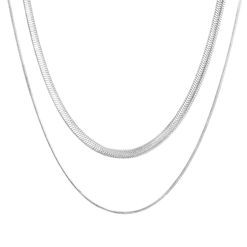 Herringbone Robe Dble Necklace S