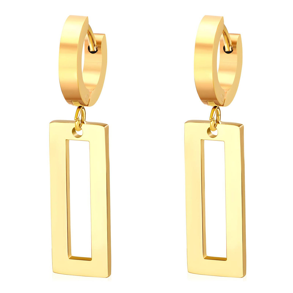 Bar Link Earrings