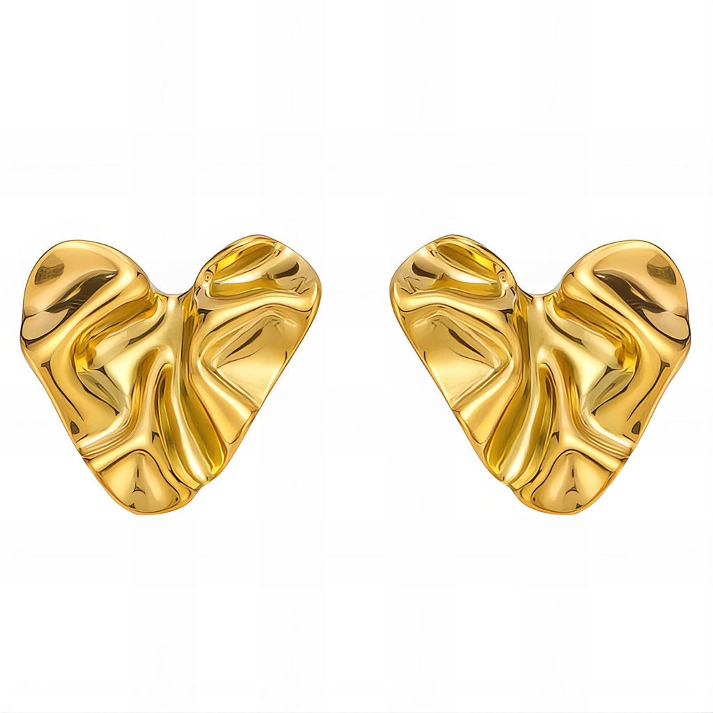 Paper Heart Earrings