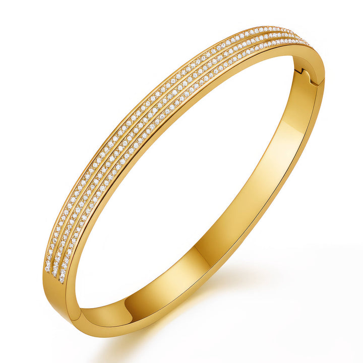 Brave CZ Pave Bangle