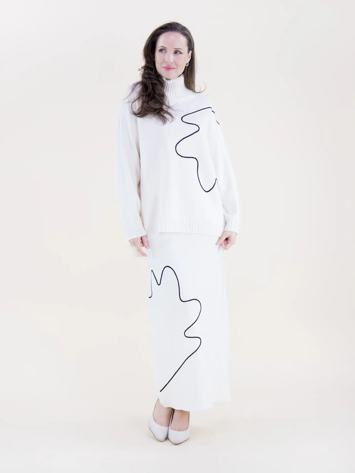 The Amelie Set - Turtle Neck Long Sweater
