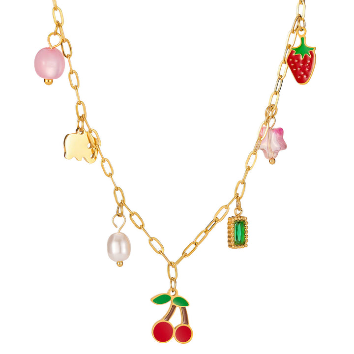 KT Cherry Charm Necklace