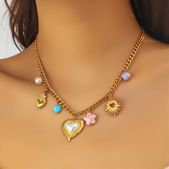 Hearts Have It Charm Necklace