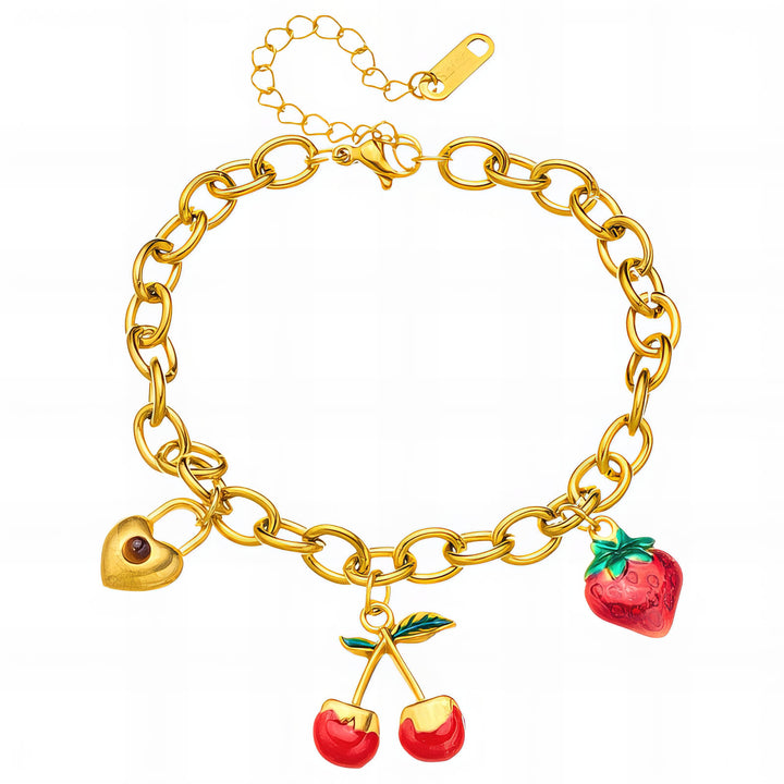 KT Cherry Charm Bracelet