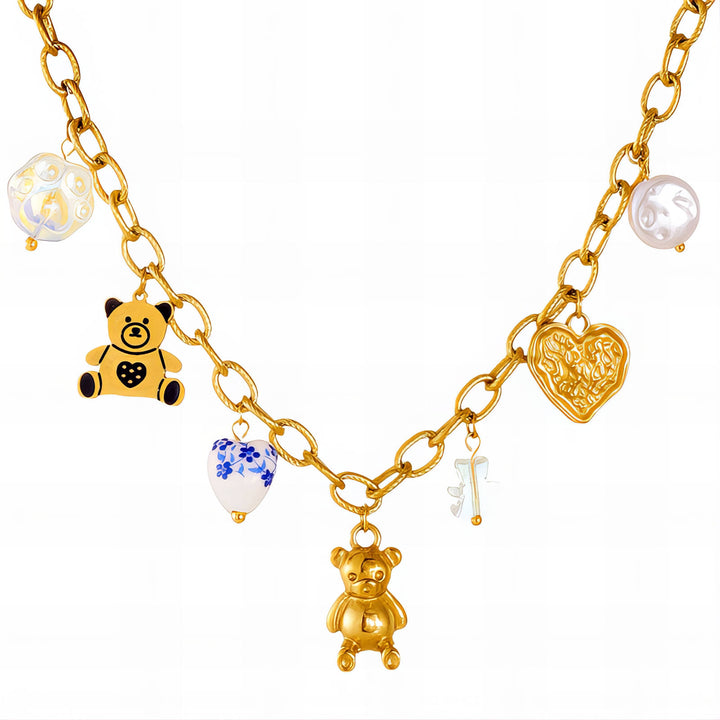 Beary Cute Charm Necklace