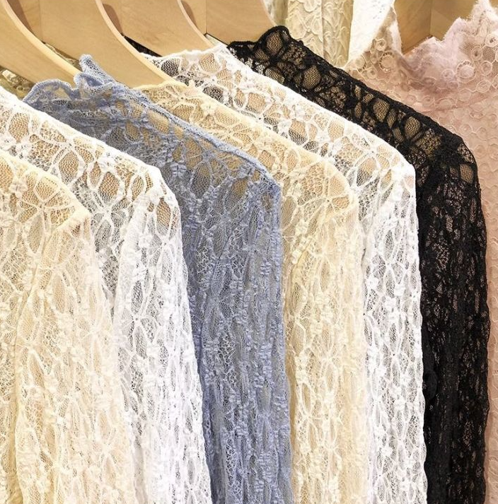 Textured Floral Lace Top