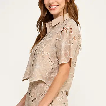 Floral Lace Blouse