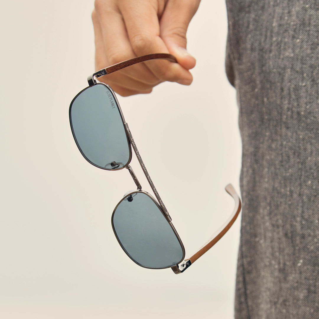 RYE Gunmetal- Blue Planet Sunglasses