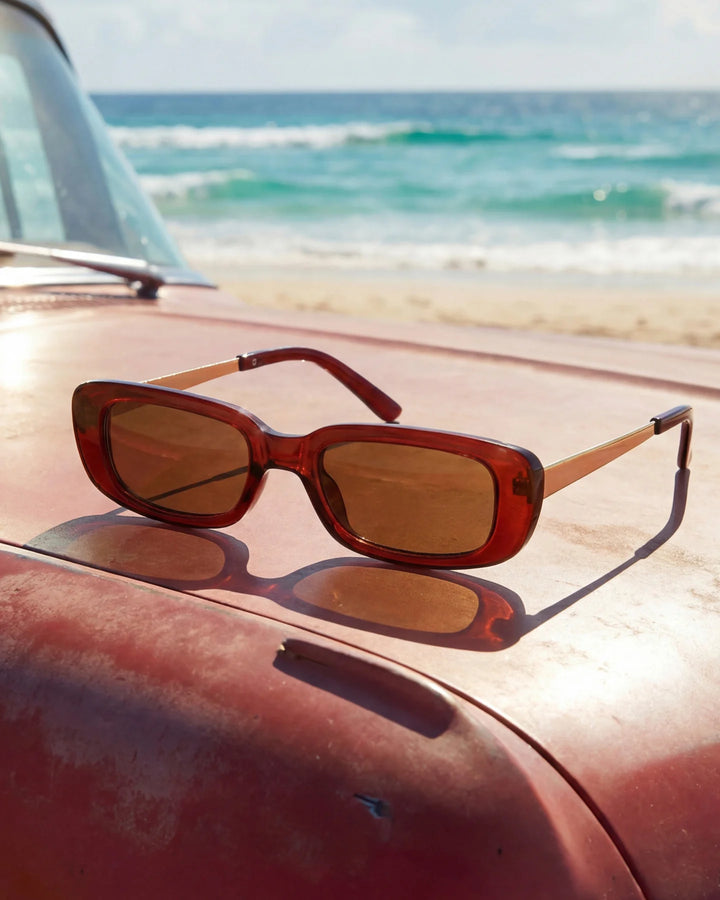 ADLEY Brown/Gold - Blue Planet Polarized Sunglasses