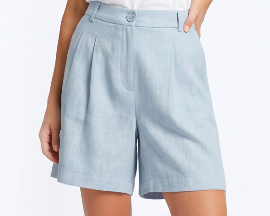 LADIES WOVEN BERMUDA