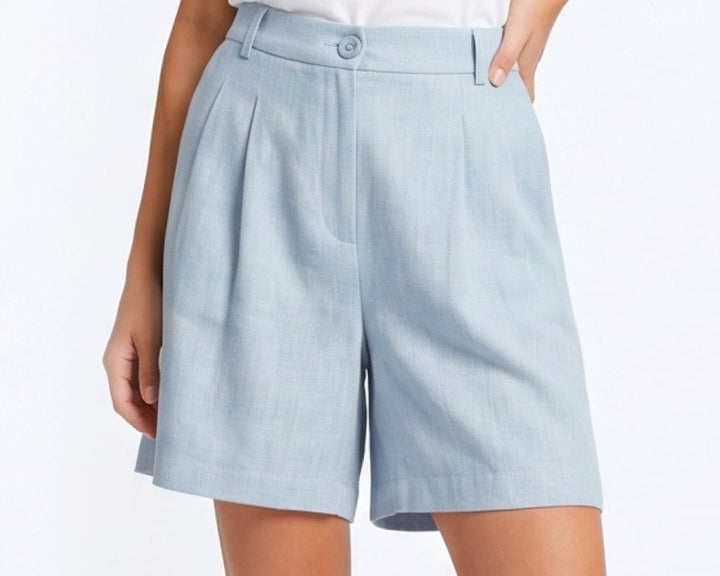 LADIES WOVEN BERMUDA