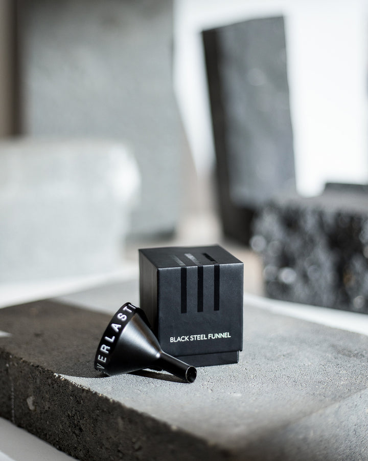 Black Steel Funnel