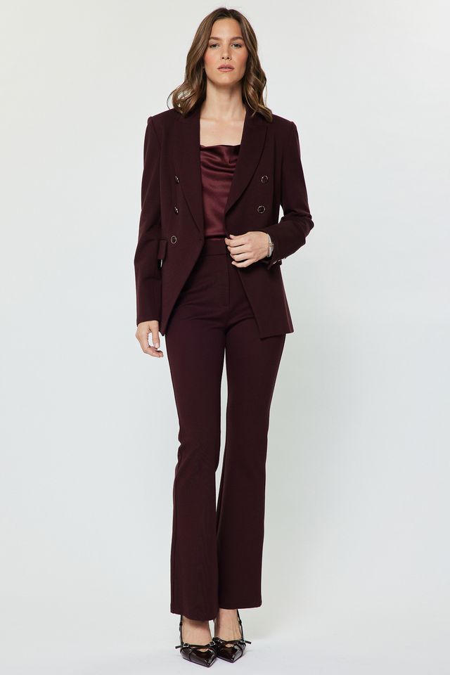 Ponte Flare Full Length Pants