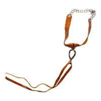 Crystal Tear Drop Choker - Caramel - Jamie Dietrich Designs