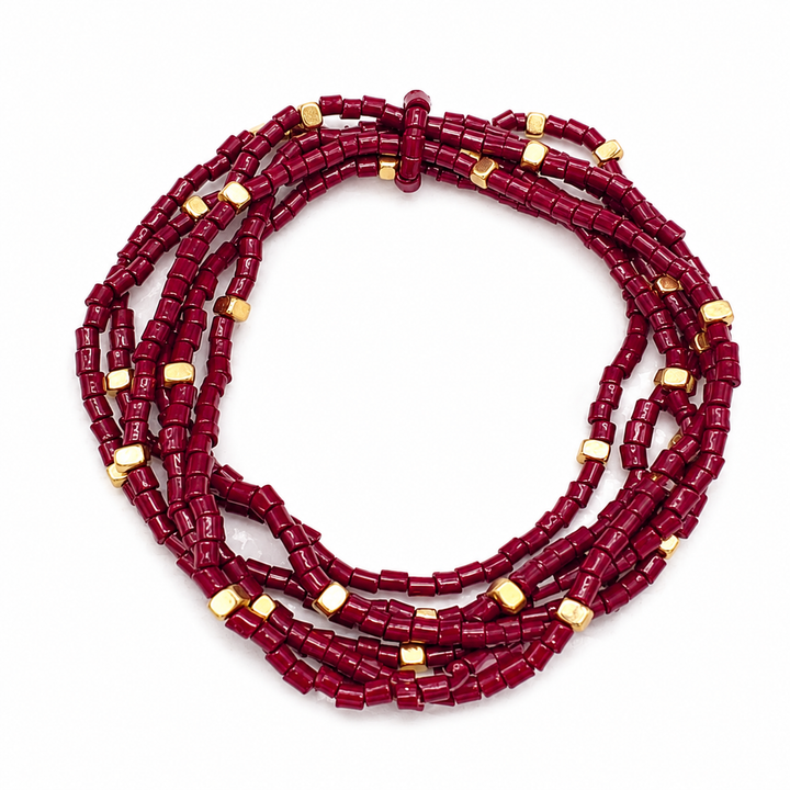 Seedbead Stretchy Bunch Bracelets - Multiple Color Styles