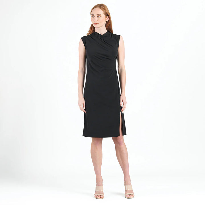 Signature Side Slit Midi Dress