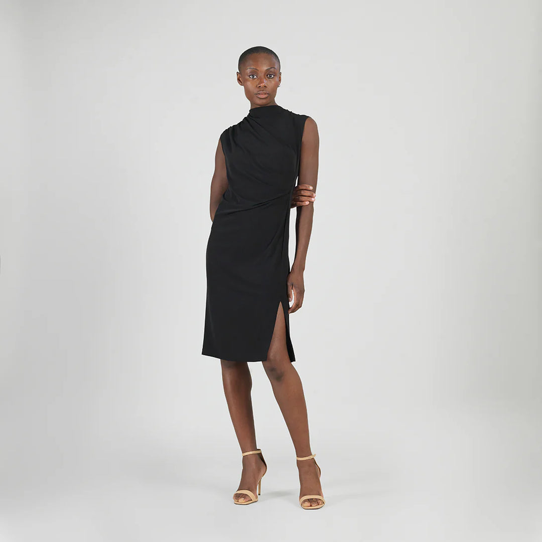 Signature Side Slit Midi Dress
