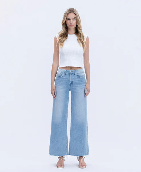 Quieter - HR Raw Hem Ankle Wide