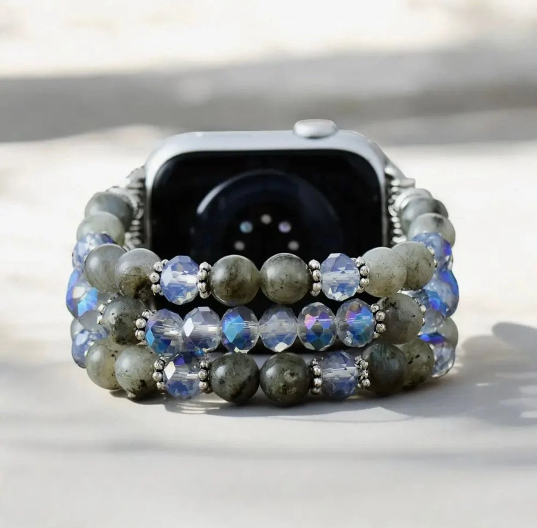 Labradorite Agate Fusion Apple Watch Strap