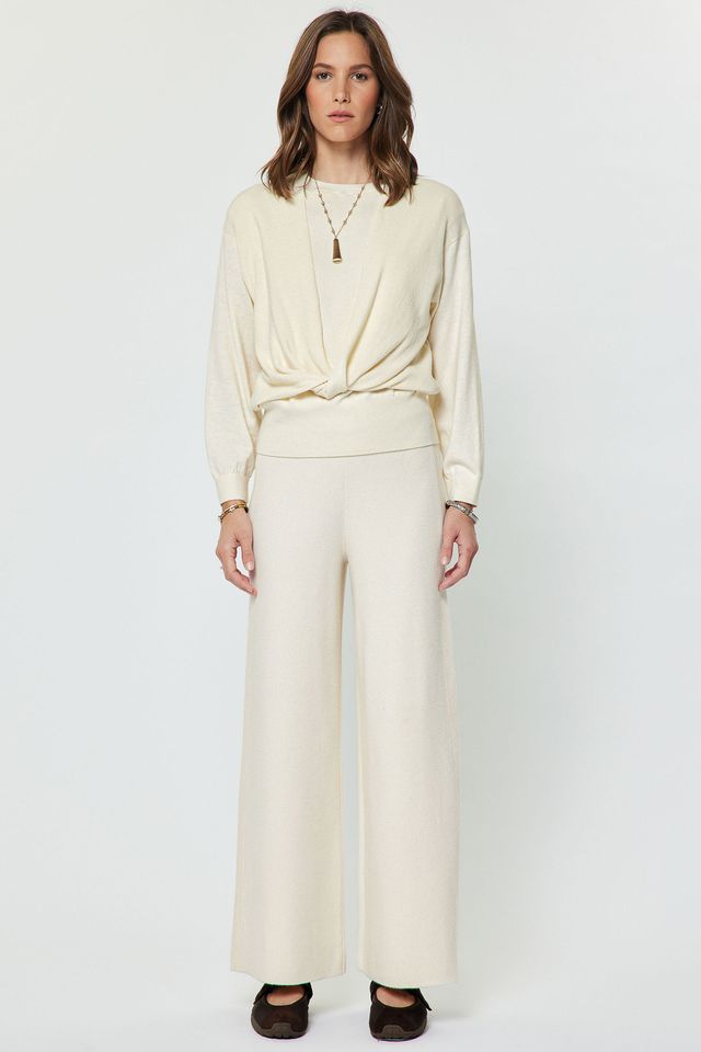 Twist Knit Sweater Top