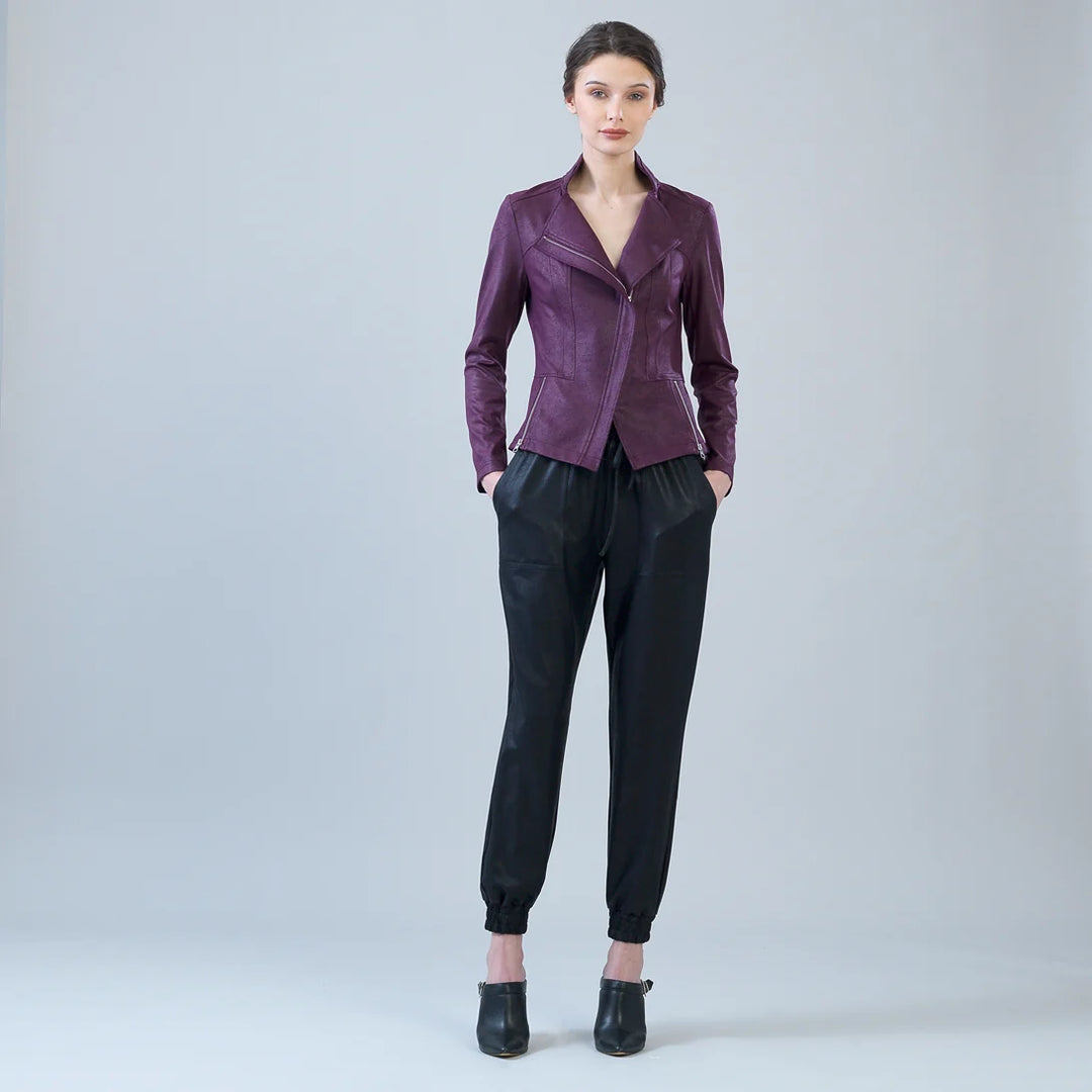 Liquid Leather™ Signature Jacket - Plum