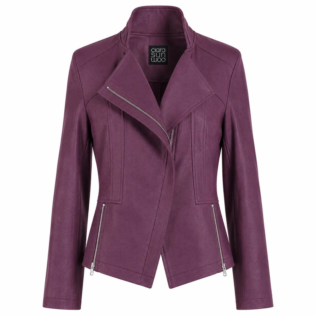 Liquid Leather™ Signature Jacket - Plum