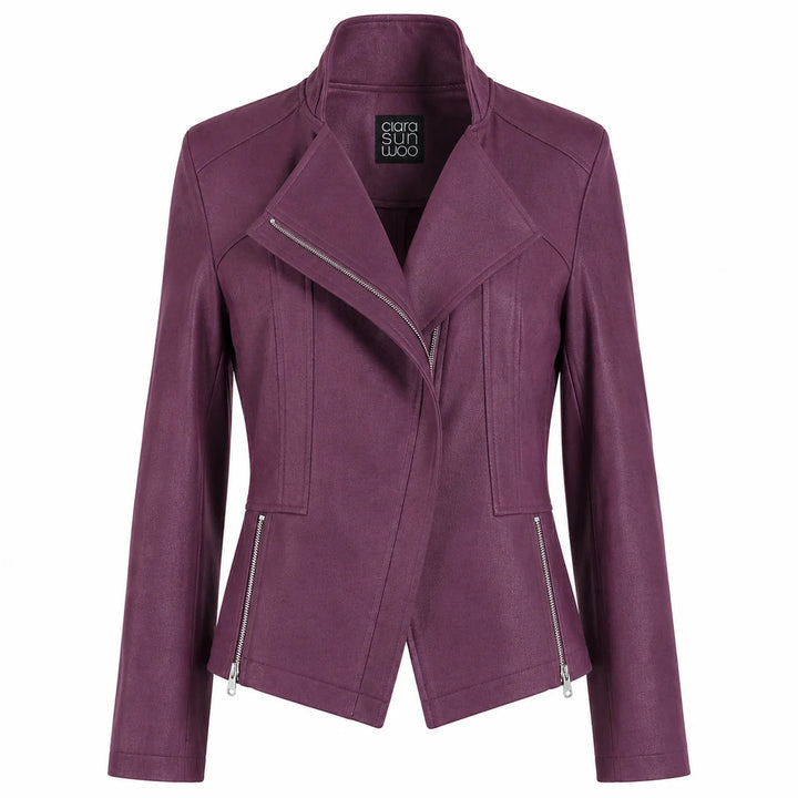Liquid Leather™ Signature Jacket - Plum