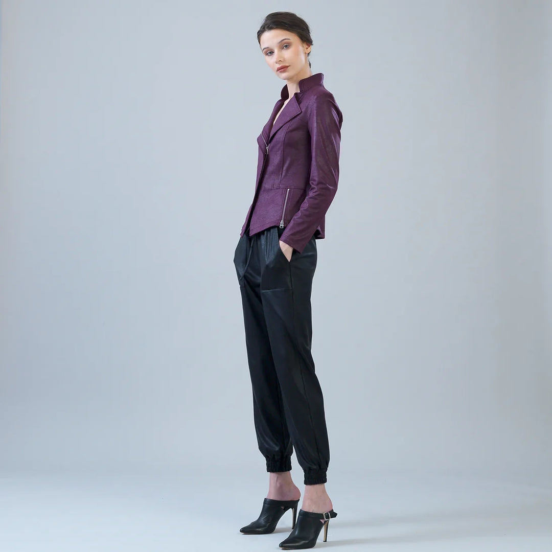 Liquid Leather™ Signature Jacket - Plum