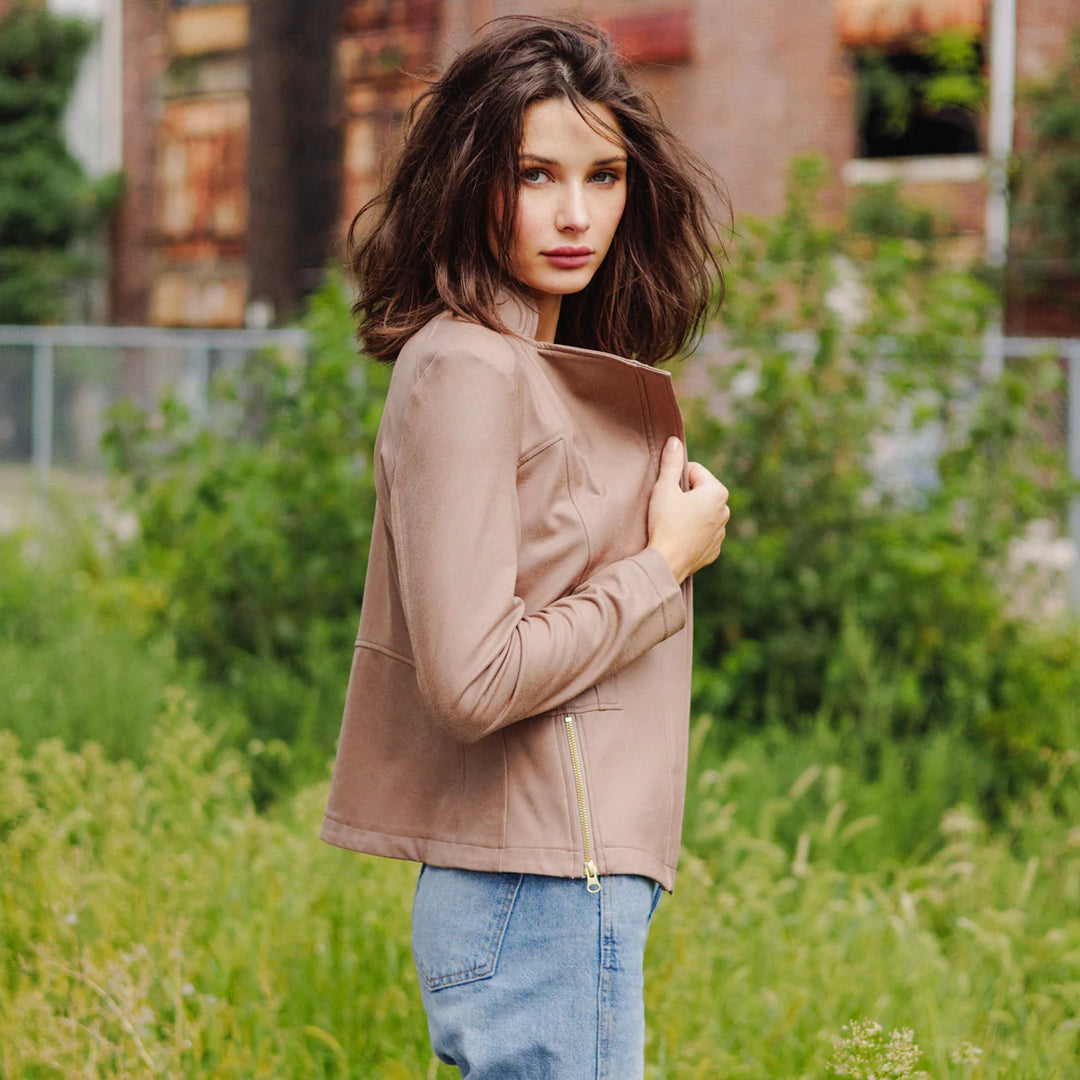 Liquid Leather™ Signature Jacket - Taupe