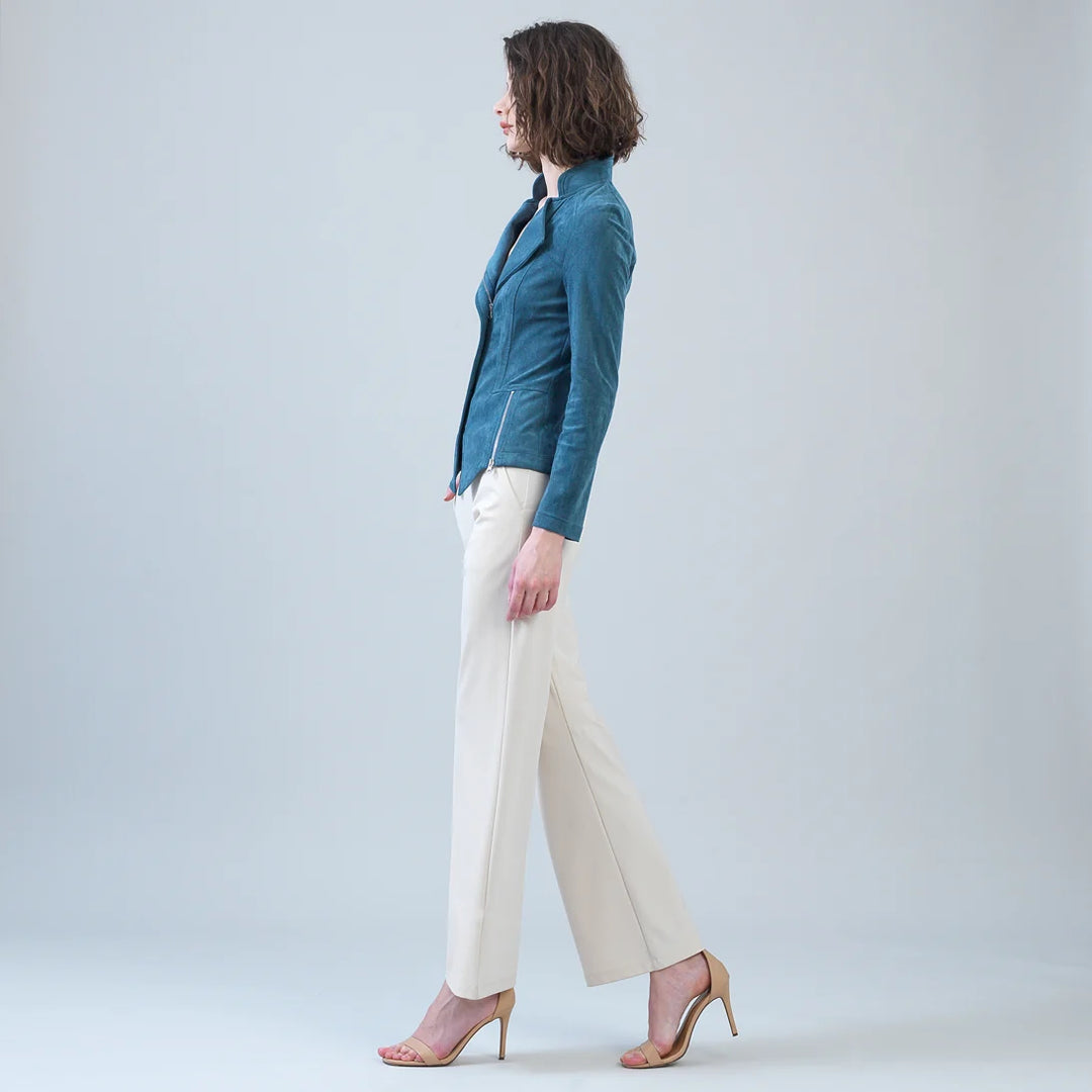 Soft Suede - Signature Jacket - Blue Moss