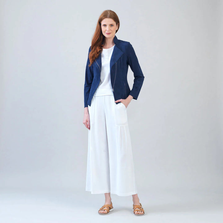 Soft Suede - Signature Jacket - Navy