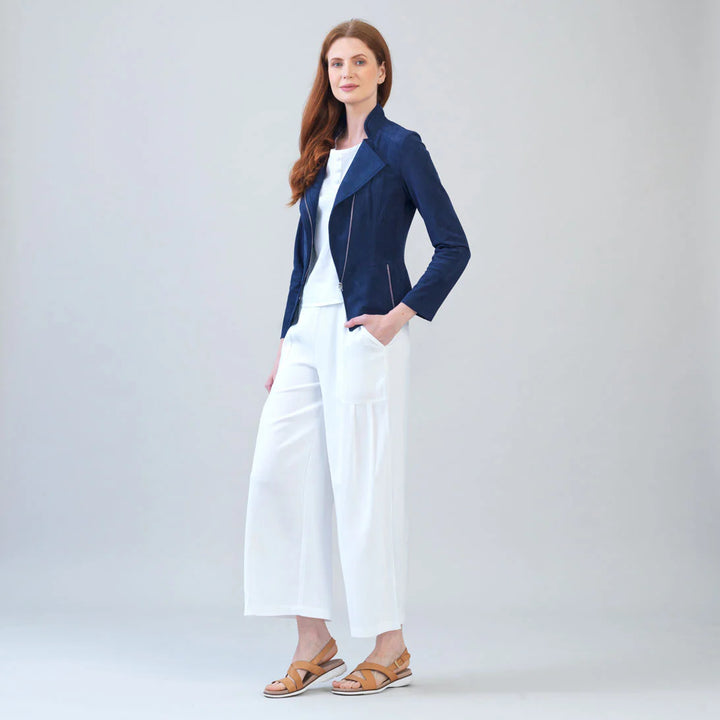 Soft Suede - Signature Jacket - Navy