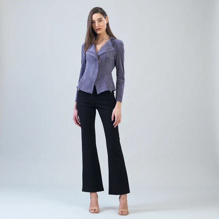 Soft Suede Signature Jacket - Violet