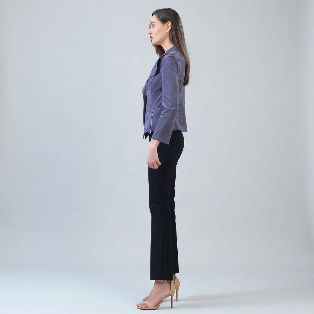 Soft Suede Signature Jacket - Violet