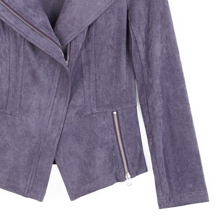 Soft Suede Signature Jacket - Violet