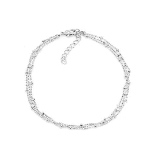 Ankle Bracelets - 14K Gold-Plated