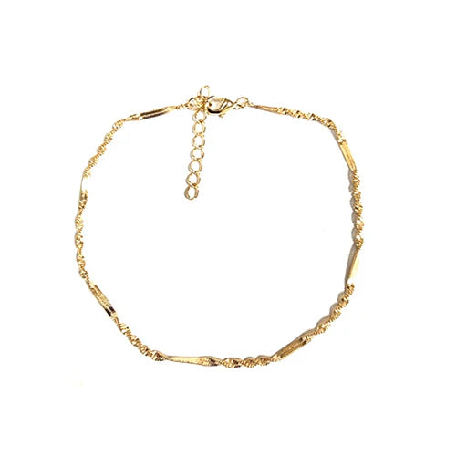 Ankle Bracelets - 14K Gold-Plated