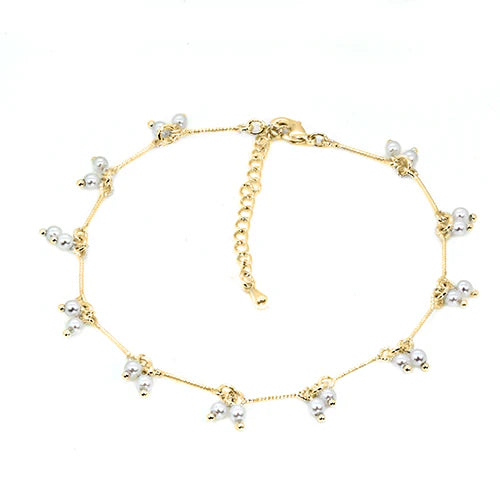Ankle Bracelets - 14K Gold-Plated
