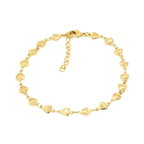 Ankle Bracelets - 14K Gold-Plated