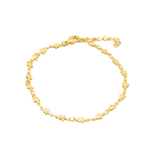 Ankle Bracelets - 14K Gold-Plated