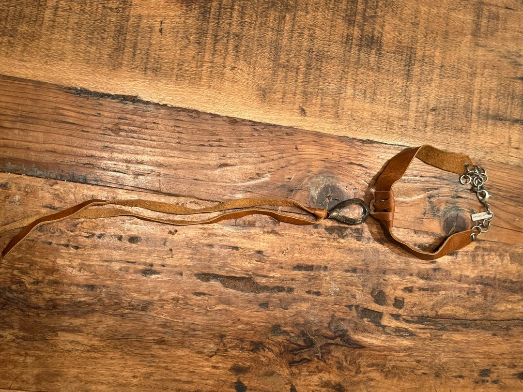Crystal Tear Drop Choker - Caramel - Jamie Dietrich Designs