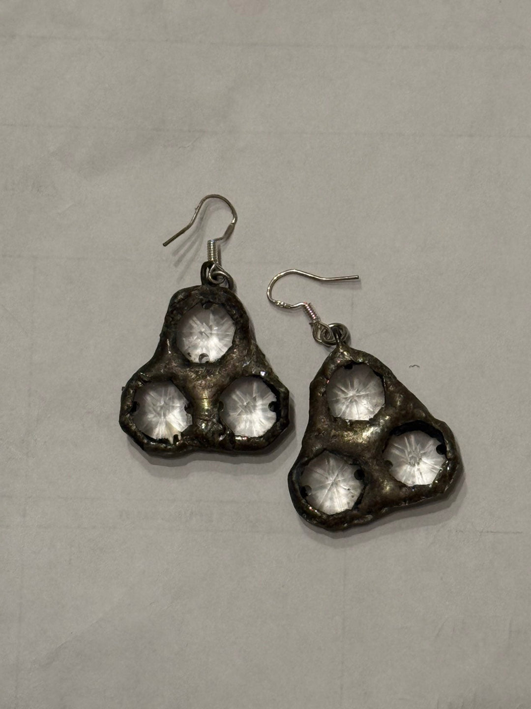 Poppy 3 Crystal Earrings - Jamie Dietrich Designs