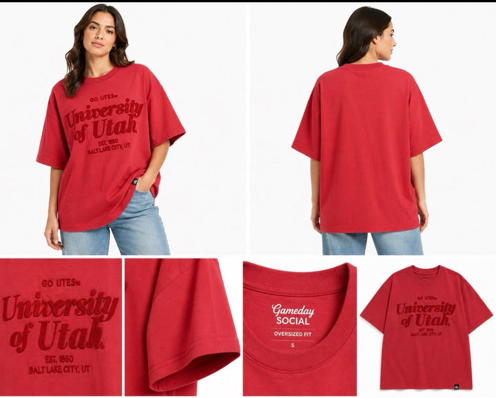 UoU Go Utes! Hansen Brush Comfort Tee