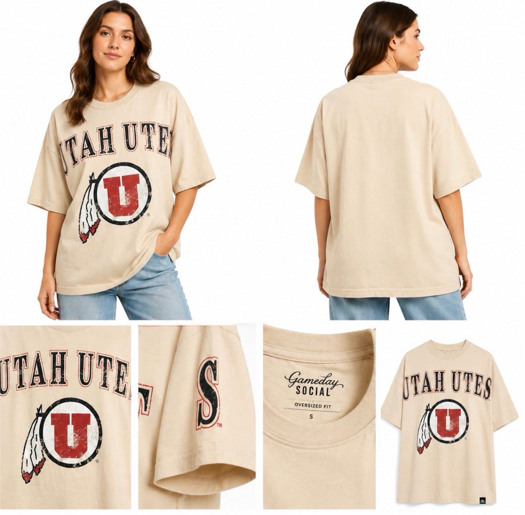 GAMEDAY! Oversized Utah Utes Tee