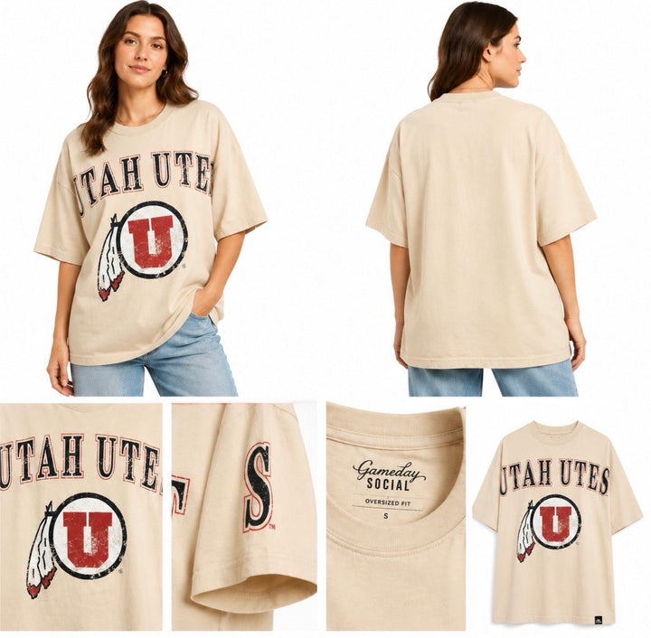 GAMEDAY! Oversized Utah Utes Tee
