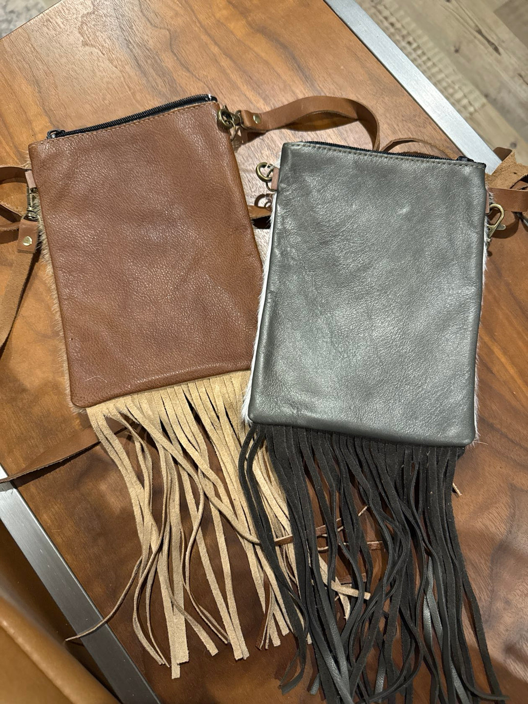 LV Repurposed Genuine Leather Cross Body