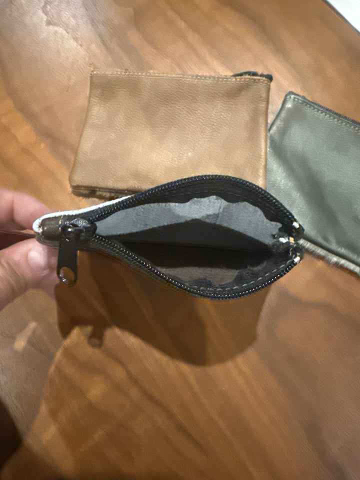 LV Repurposed Hide Money Pouch