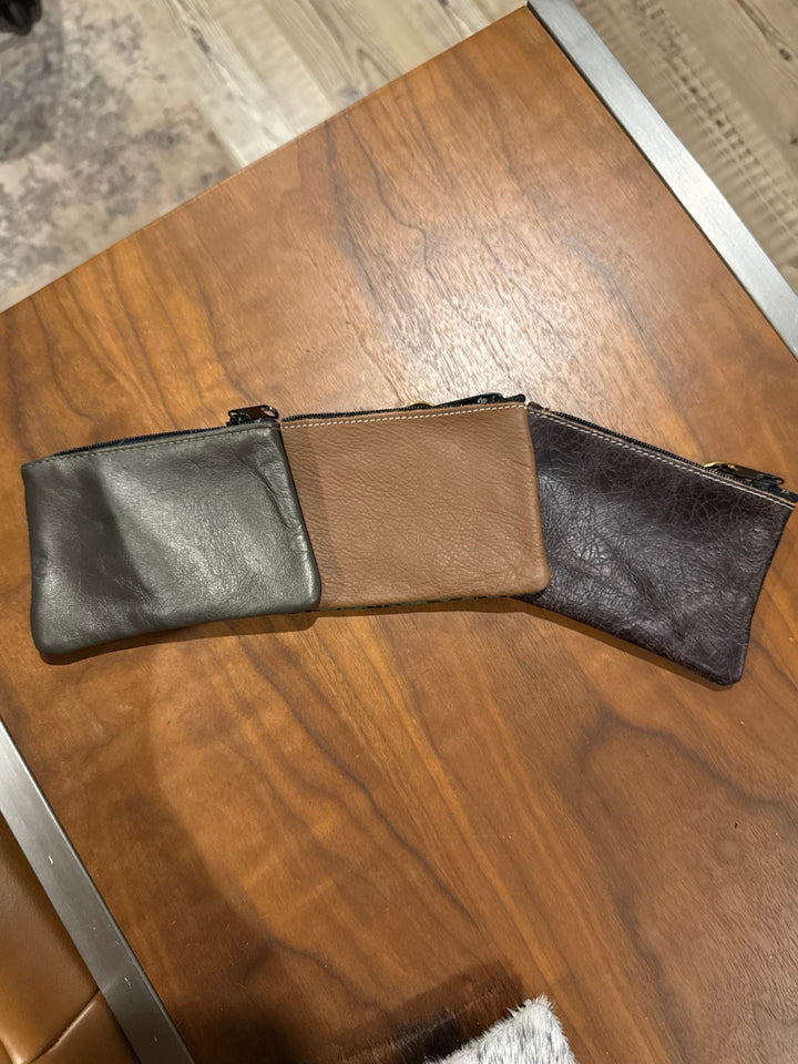 LV Repurposed Genuine Leather - Money Pouch