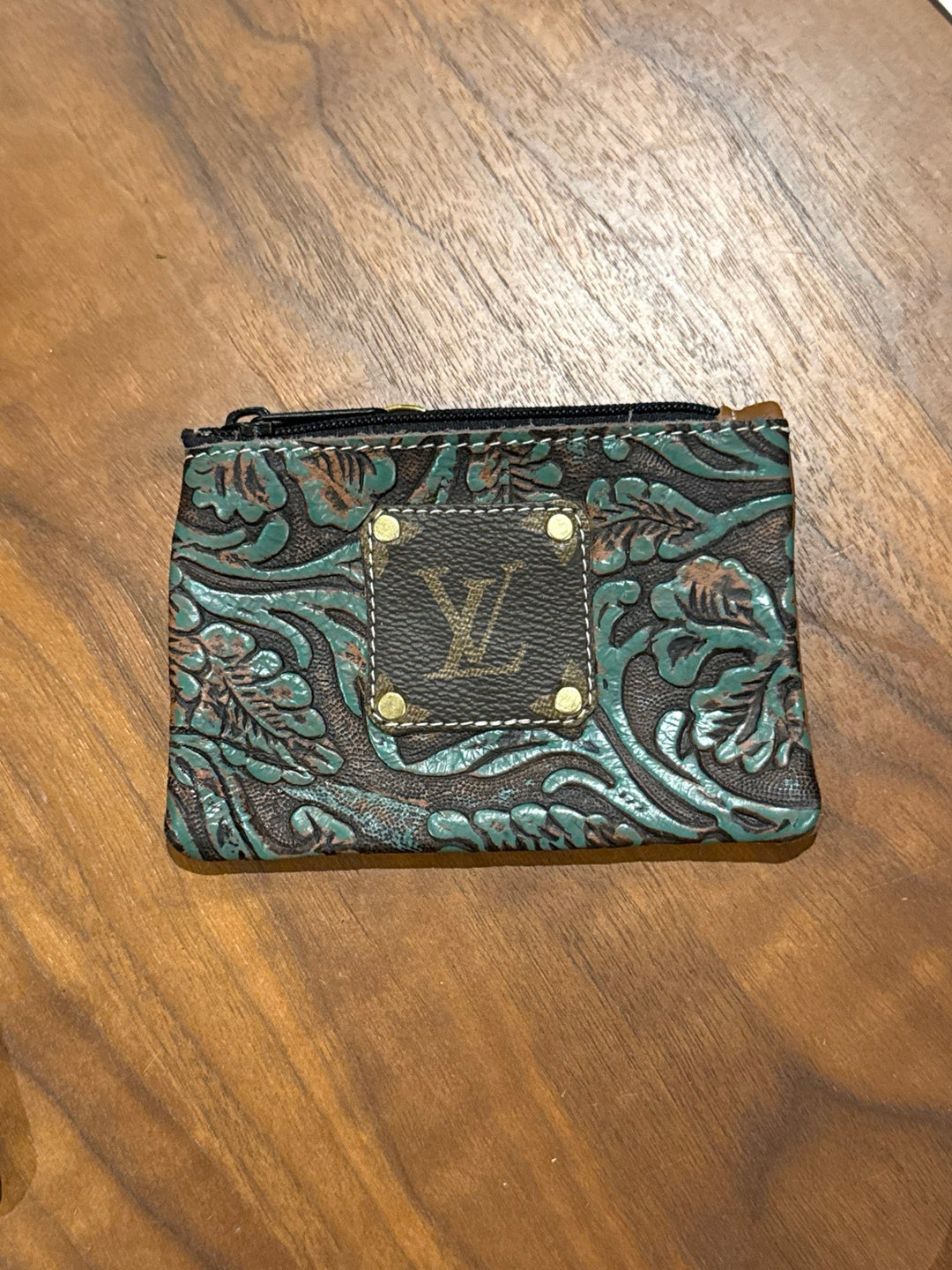 LV Repurposed Genuine Leather - Money Pouch