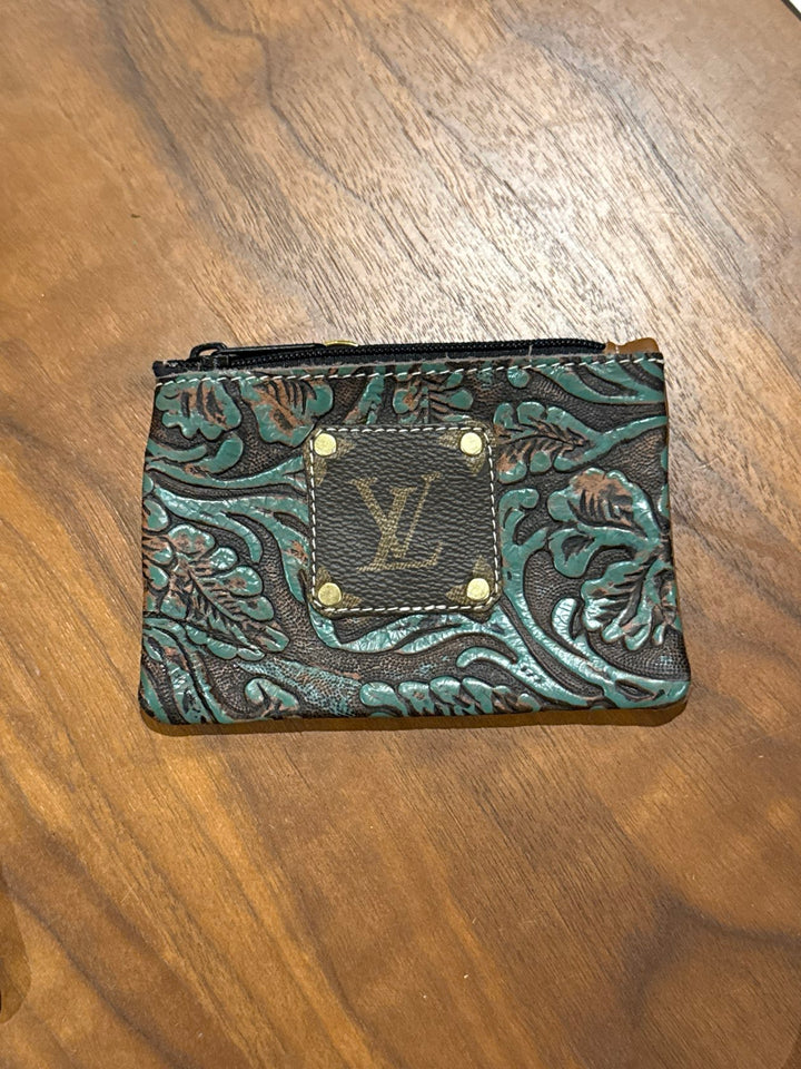 LV Repurposed Genuine Leather - Money Pouch